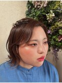 【前田】ピンクブラウンメイク
