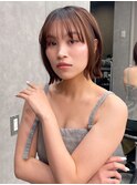 くびれヘア/顔周り/韓国/カラー/レイヤーカット/前髪/錦糸町ボブ