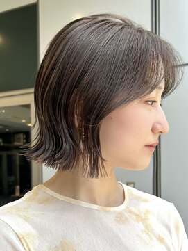 ノード(NODE) 栄顔まわりレイヤーくびれ巻きベージュ