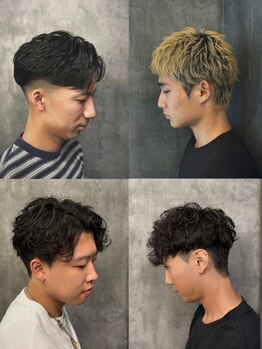 シエル 青森店(CIEL)の写真/メンズスタイルならお任せ。カット・パーマ・カラー全てに自信◎青森/メンズ/メンズカット/パーマ/ブリーチ
