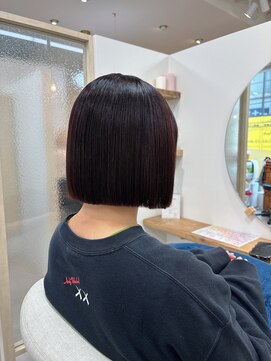 シアアルン 新小岩店(SHEER alun) ボブ/ボルドー