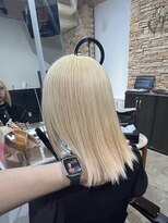 サイ(PSY)&nbsp;ブロンド／ボブ／池袋/ダブルカラー／ハイトーン