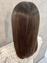 ポリマン 西新井(poliment) クセ抑え自然な艶の髪質改善ストレート/髪質ケアメテオカラー