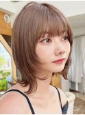 ハッシュカットハッシュボブレイヤーカット顔周りカット髪質改善