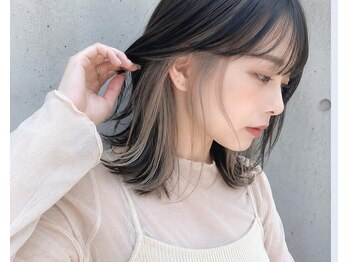 オーブ フォー ヘアー(AUBE for hair)の写真/透明感×艶感たっぷりのイルミナカラーで理想の色味を実現◎最旬カラーで周りと差がつくスタイルに♪
