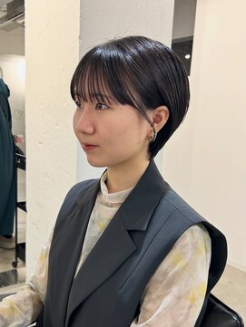 ザ ブリンク(THE BLINK) 丸みショート　ブルーブラック