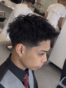 グルーマーズクレッジ 渋谷店(GROOMER/S CREDGE) テーパーウォーリアカット スパイキーショート メンズショート