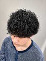 メルシー ドゥ メンズ(merci deux)&nbsp;無造作メンズシャドウパーマ