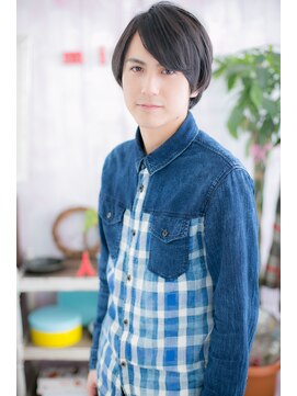 ヘアアンドビューティー ミック(Hair & Beauty miq) サイドパートの七三マッシュｂ(miq阿佐ヶ谷)