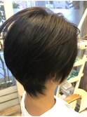 軽さ＋丸みのあるショートヘア