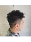 刈り上げトップパーマ