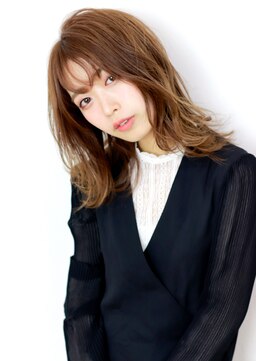 ラフィス ヘアー シュヴァル 熊本店(La fith hair cheval) 【La fith】 無造作カールミディ