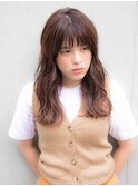 ナチュラルブラウン☆波ウェーブ