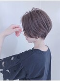 グレージュボブ♪大人可愛い20代30代40代前下がりショートボブ