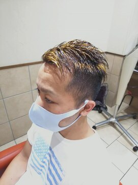 ネオリーブチノ 登戸店(Neolive cino) ハイライト イエロー×ブラック