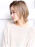 大人可愛い20代30代40代小顔 ハイライトカラー J6