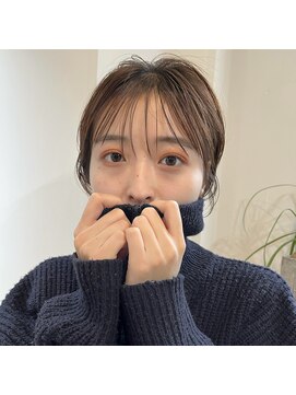 ジジ 代々木(Gigi) 【Gigi】外ハネボブ セクションカラー ペールベージュ