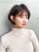 大人可愛いショートボブ/20代30代40代/小顔ショート/表参道