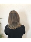 ナチュラルバレイヤージュ＋レイヤーカット
