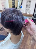 ブリーチ1回、ダークパープルカラー