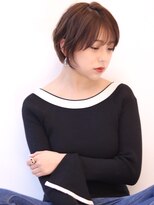 オーロ 宝塚店(ORO)&nbsp;【20代30代40代50代斜めバング前髪ピンクベージュマチルダボブ】