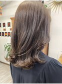 ブリーチなしラベンダーベージュ