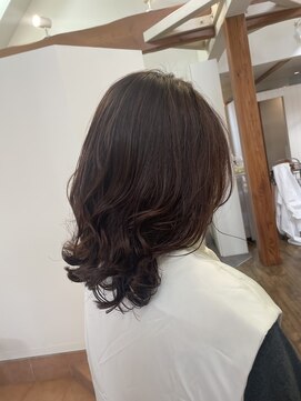 ラミール 学園店(lamiell) 髪質改善/コテ巻き風パーマ/ウェーブパーマ/こなれミディ