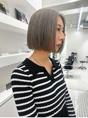 ハイトーン/ブリーチ/グレージュ/アッシュ/ボブ/