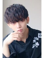 ソイクフ(SOY KUFU)&nbsp;MEN’S HAIR マッシュパーマアッシュブラックカルマパーマ