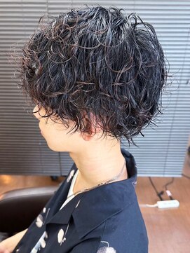 ヘアーメイク クーラ 行橋店(Hair make CURA) 大人男性ニュアンスパーマナチュラル20代30代メンズ