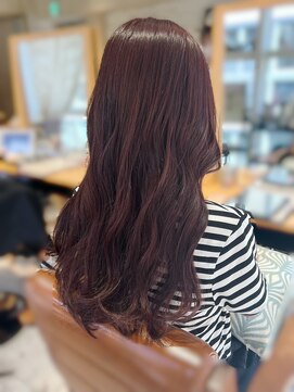 ラボヌールヘアーリアン 川越店(La Bonheur hair Lien) ロング/チェリーブラウン