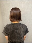 艶髪外ハネボブ×透明感カラー/ハイライト/ブリーチ#2