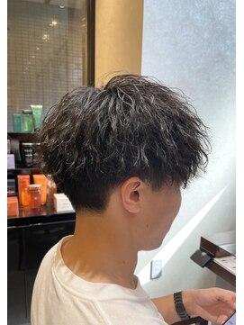 アトレ 南堀江店(attrait) メンズツイストスパイラルパーマ刈り上げメンズ