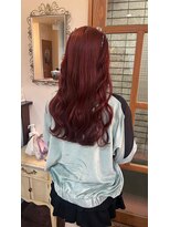 ロチカバイドールヘアー 心斎橋(Rotika by Doll hair) cherry red