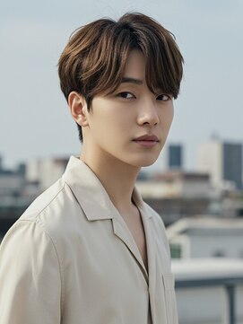 キャンバス バイ ネオリーブ 横浜西口(Canvas by neo.) フェザーパーマ/センターパート/ニュアンスパーマ/マッシュ/横浜