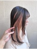 インナーカラー/ピンクカラー/ハイトーンカラー/10代/20代