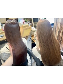 【縮毛矯正×髪質改善】ダメージレスで自然な仕上がりもしっかり伸ばしたい方もぜひ★