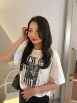 アム(amu)&nbsp;レイヤーカット/韓国ヘア/透明感カラー/グレージュカラー