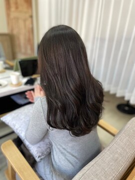 マインドヘアー(MiND HAiR) 艶ブラウン×ゆるウェーブロング_86