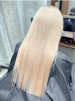 オルズ 渋谷(ALLZ)&nbsp;ホワイトミルクティーケアブリーチハイトーンダブルカラー渋谷