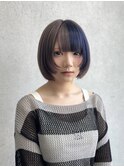 顔周りレイヤー×前髪メッシュ