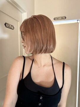 ムジーク(Musiiik) オレンジブラウンとボブ