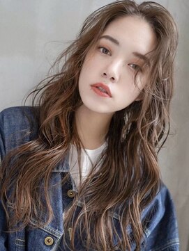 ギークス(GEEKS) 【GEEKS渋谷】ロングレイヤー/マロンベージュ/20代30代/冬カラー