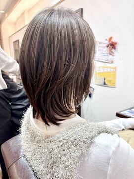 ヘアー グリーン(hair green) ナチュラル外はねくびれ【髪質改善/百合ヶ丘】