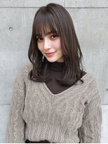 アンドレイ 表参道(andrey)&nbsp;黒髪カタログ/クラゲヘアー/オリーブグレー/表参道