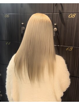 アース 溝の口店(HAIR&MAKE EARTH) 透明感抜群♪ダブルカラーブリーチミルクティーベージュ