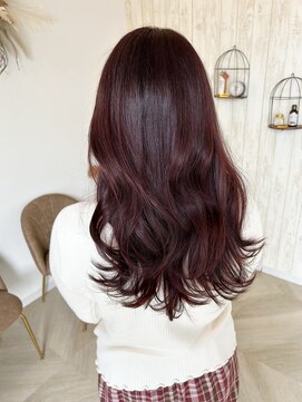 チェリーピンクカラー/髪質改善oggiottoトリートメント