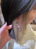 トリート 津田沼店(TREAT) イヤリングカラー×ミルクティーベージュ