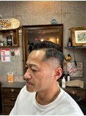 MEN’S HAIR/波巻きツイストスパイラル/リバースセンターパート