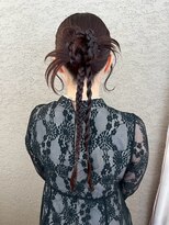 ビファインべクス(Befine becs)&nbsp;［結婚式参列］ロングのピタッとカチモリヘアアレンジ♪